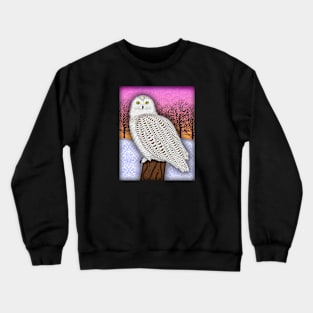 Snowy Owl Crewneck Sweatshirt